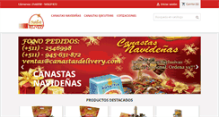 Desktop Screenshot of canastasdelivery.com